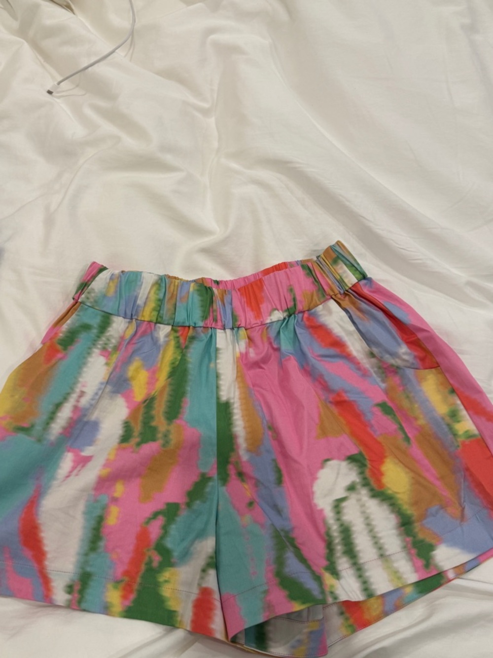 CROSBY by Mollie Burch Multicolor Abstract Print Shorts